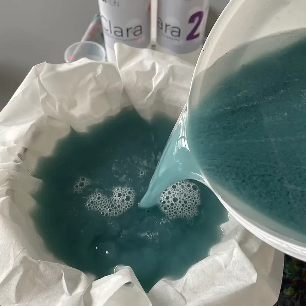 Acrylfarb-Wasser reinigen ©muellerinartstudio
