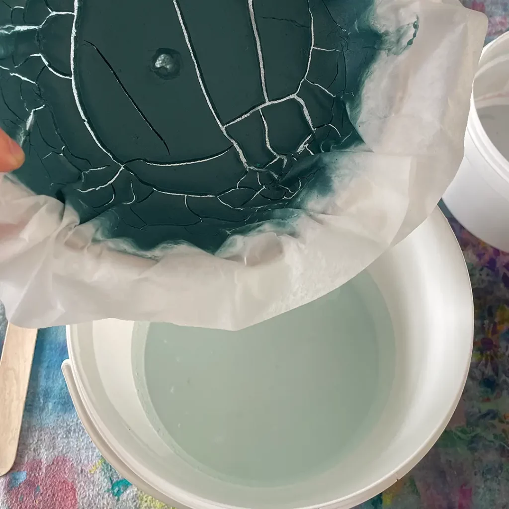 Acrylfarb-Wasser reinigen ©muellerinartstudio