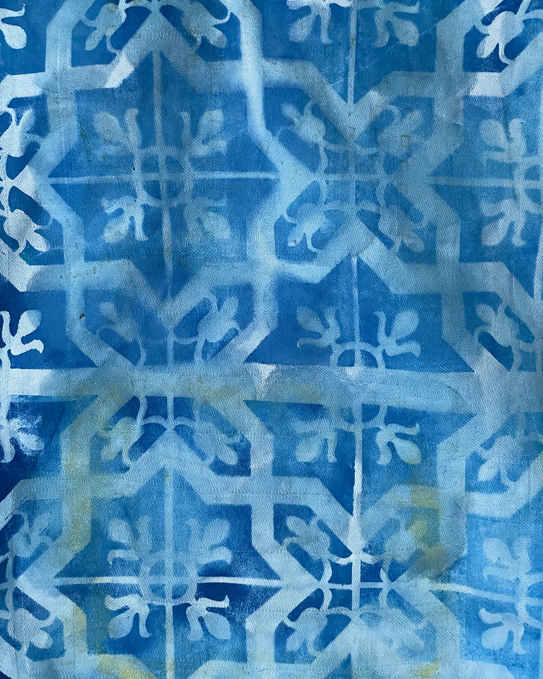 Stoffdruck Azulejos ©muellerinartstudio