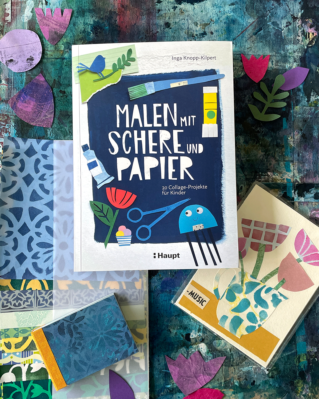 Malen mit Schere und Papier ©muellerinartstudio