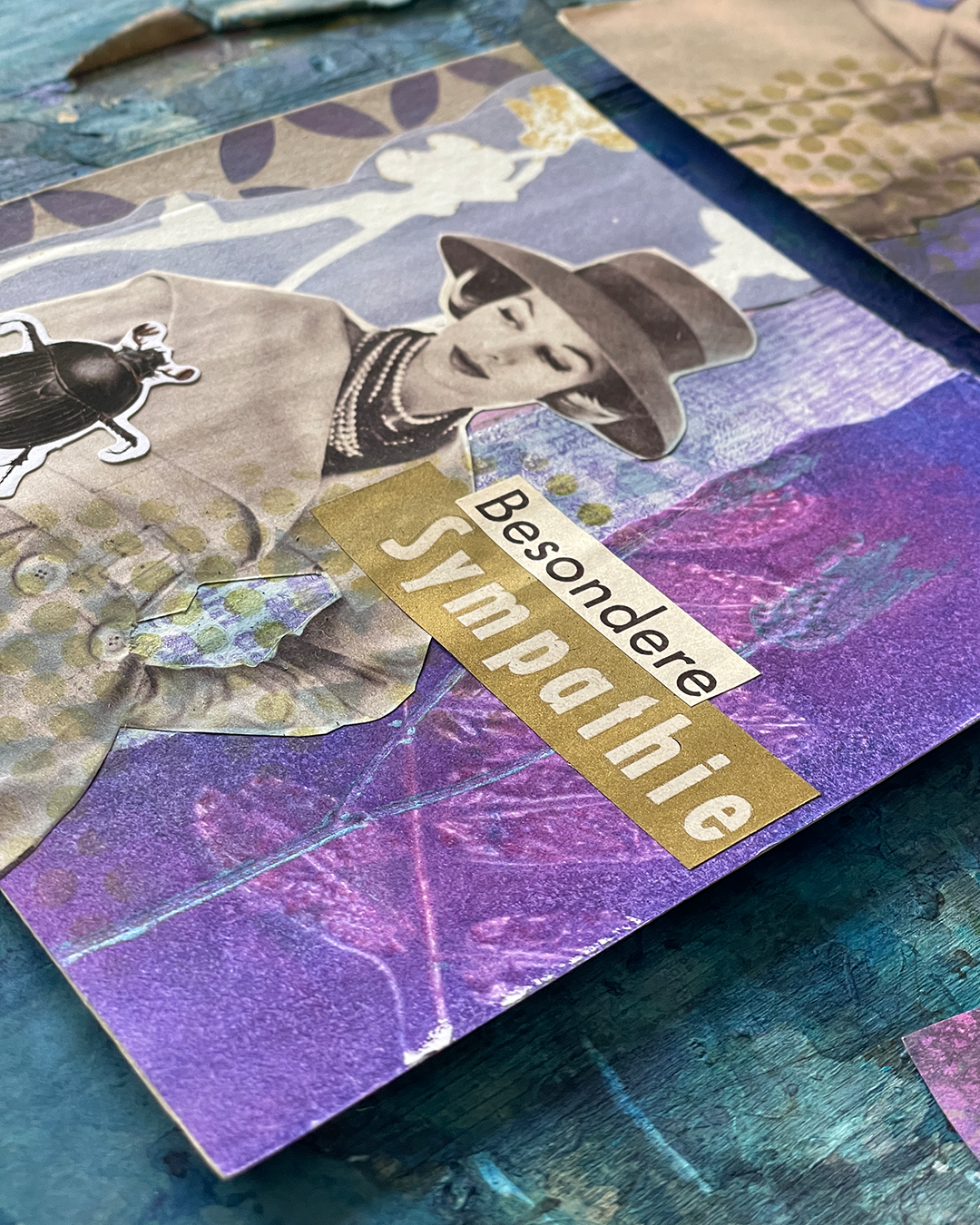 Lila Collagen ©muellerinartstudio